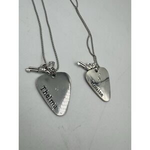 Art Attack Thelma & Louise Partners In Crime Chain Necklace